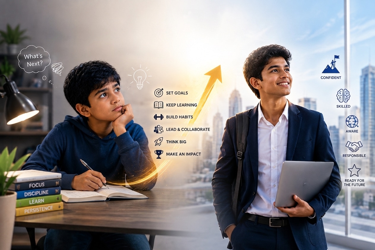 Teen Excellence transformation: Teenager → Future-Ready Young Adult